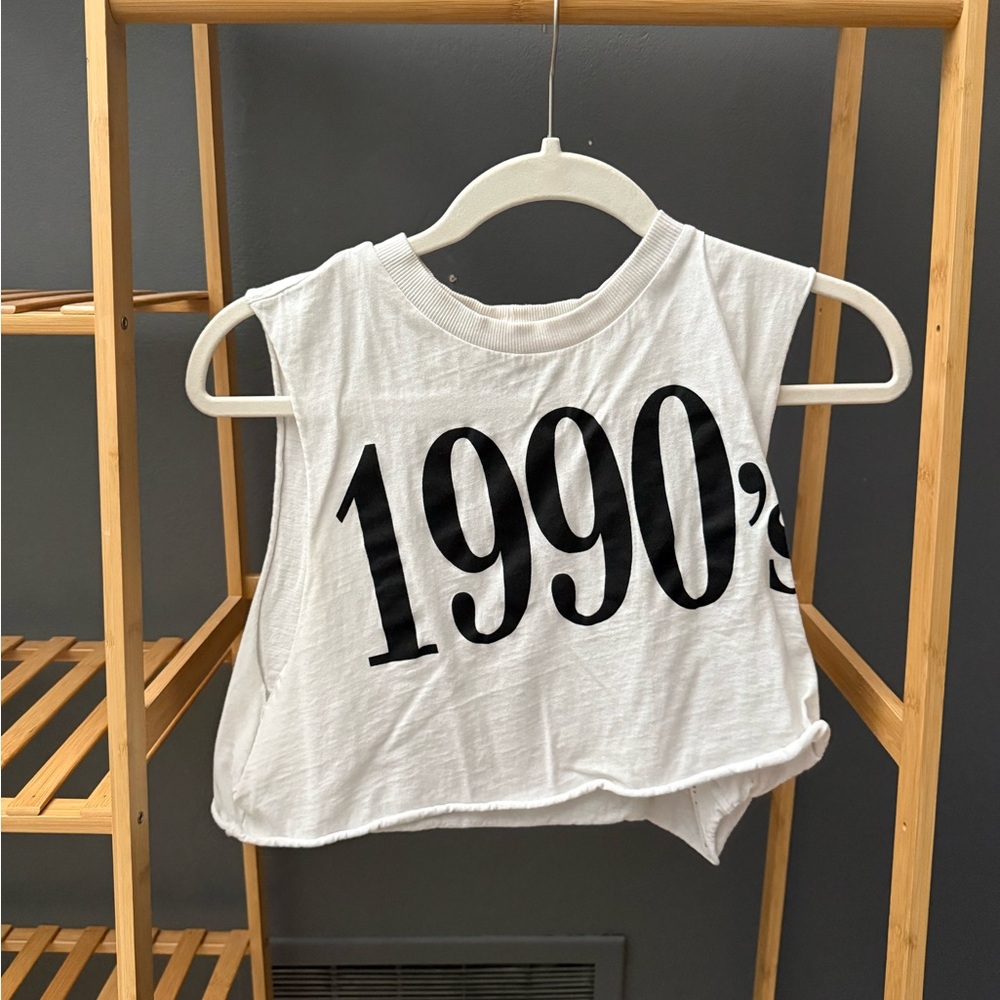 ASOS White 1990's Print Tank Top